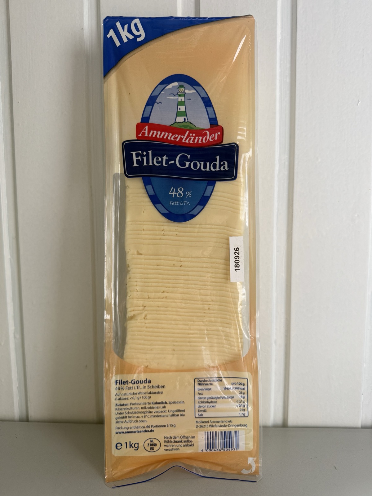 Gouda Scheiben 48% 1kg