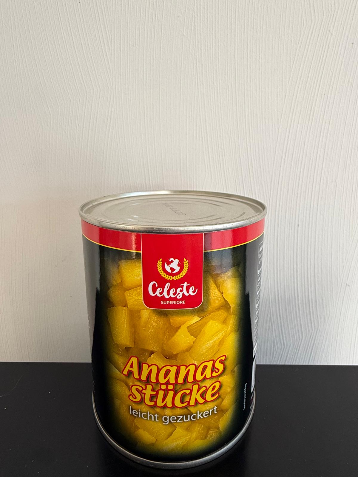 Ananas Stücke 4/1 Dose
