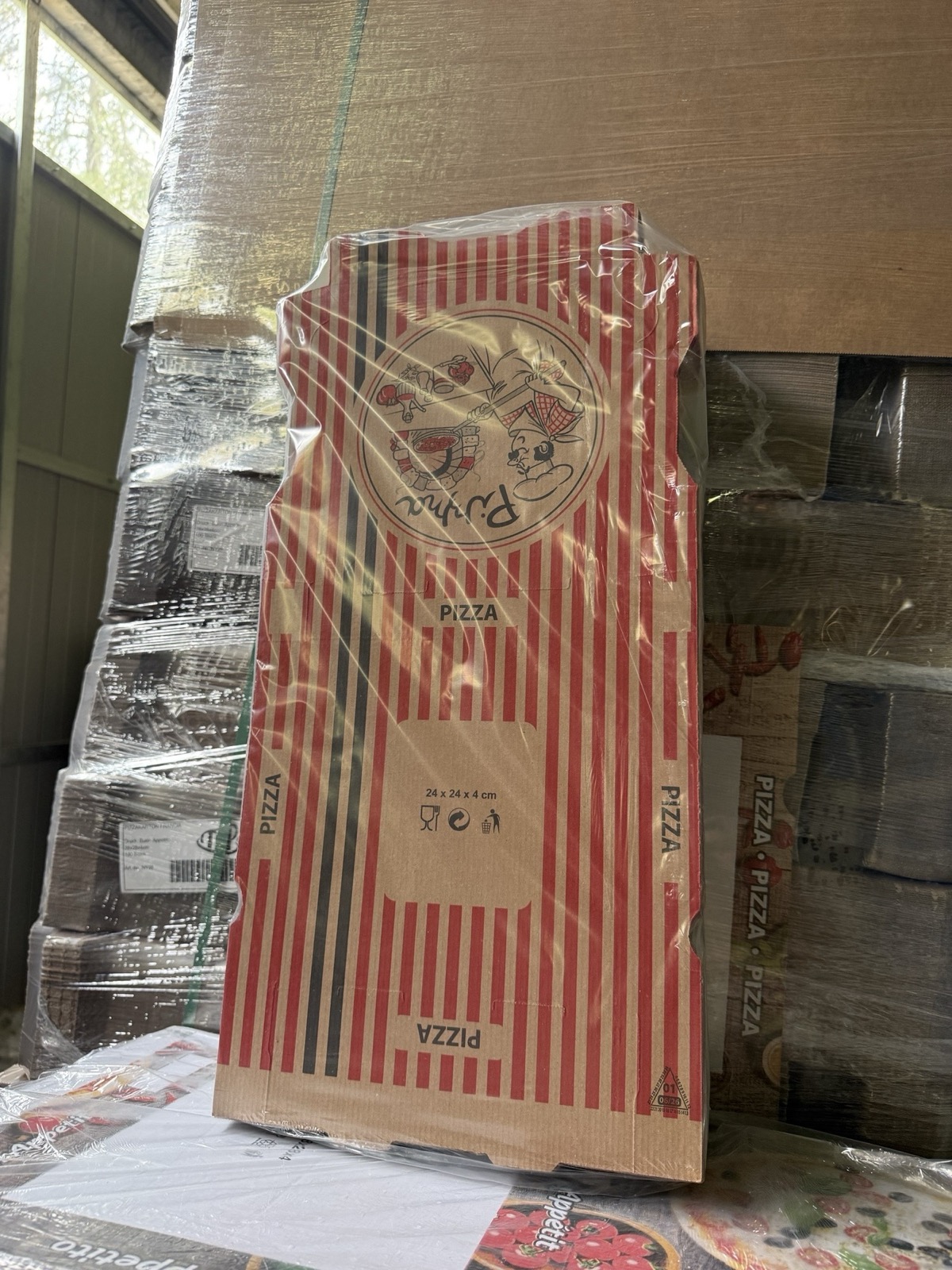 Pizzabox 24x24x4,2 100st