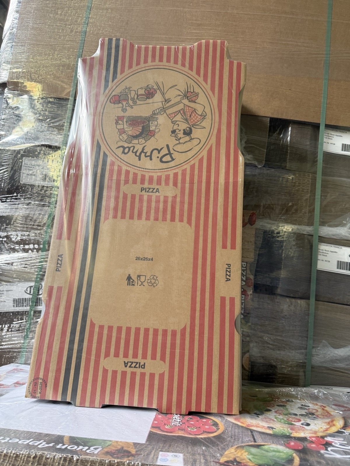 Pizzabox 26x26x4,2 100st