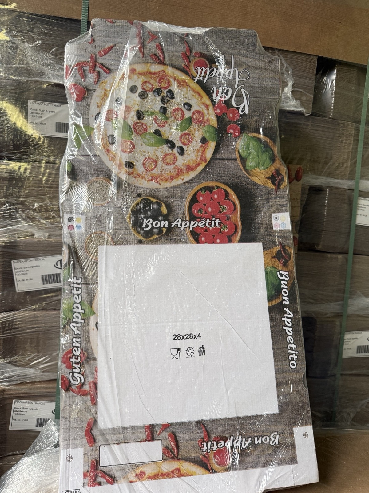 Pizzabox 28x28x4,2 100st