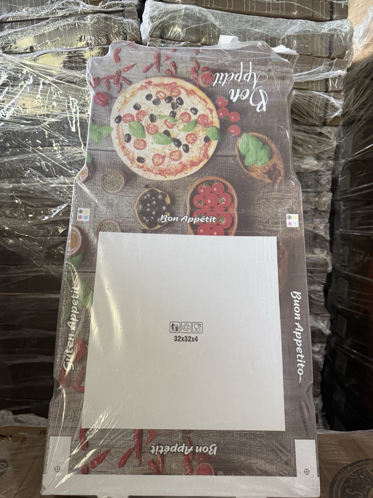 Pizzabox 32x32x4,2 100st.